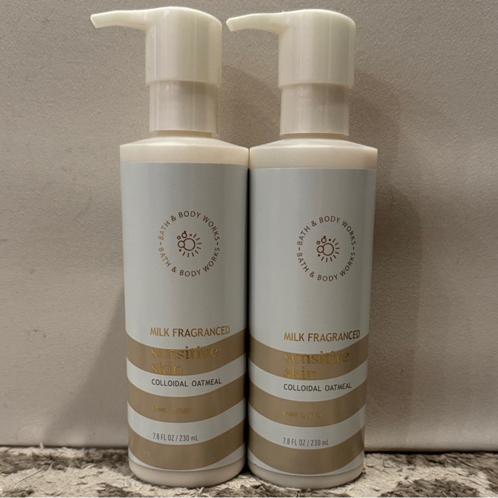 Bath & Body Works Milk Fragranced Lotion Set SENSITIVE SKIN